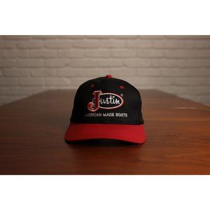 90s justin american made boots snapback hat